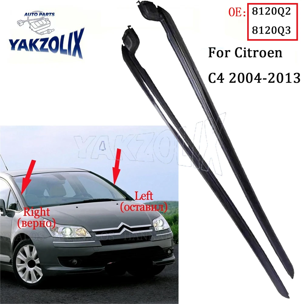 For Citroen C4 Triumph 2004 - 2013 Car Window Glass Outer Belt Trim Sealing Strips Windshield Pillar Molding Cover 8120Q2 8120Q3
For Citroen C4 Triumph 2004 - 2013 Car Window Glass Outer Belt Trim Sealing Strips Windshield Pillar Molding Cover 8120Q2 8120Q3