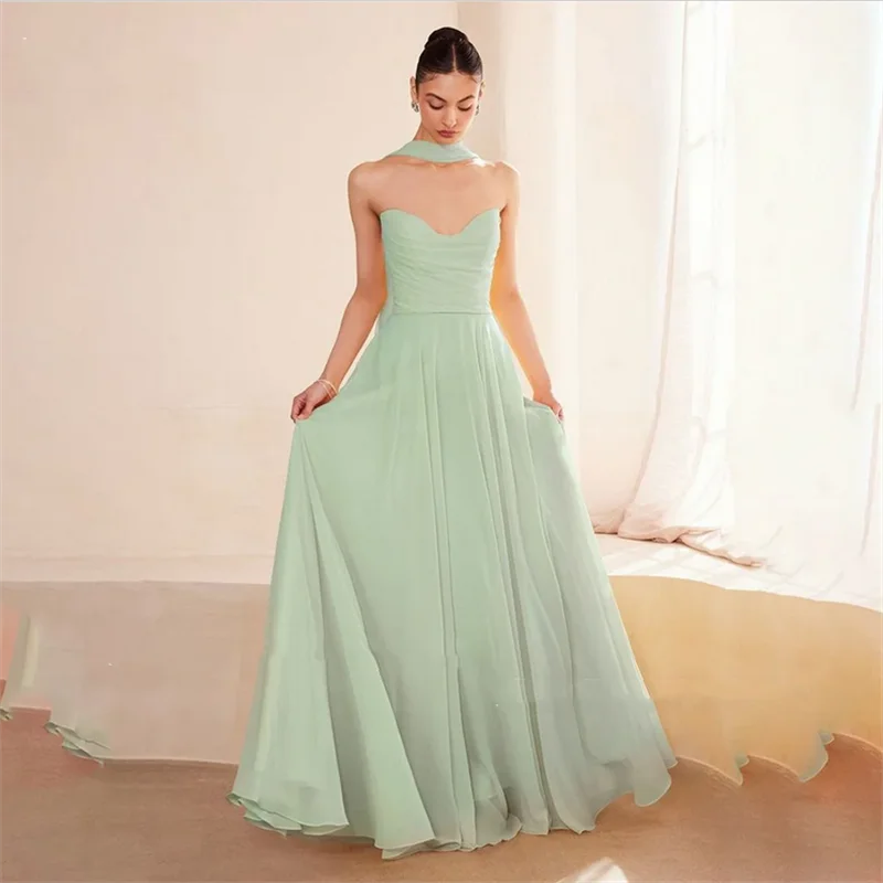 Modest Crepe Prom Dress Ruch Saudi Arabia Strapless Scarf Floor Length Evening Dress Pleats Arabia Party Gown Customized
Modest Crepe Prom Dress Ruch Saudi Arabia Strapless Scarf Floor Length Evening Dress Pleats Arabia Party Gown Customized
