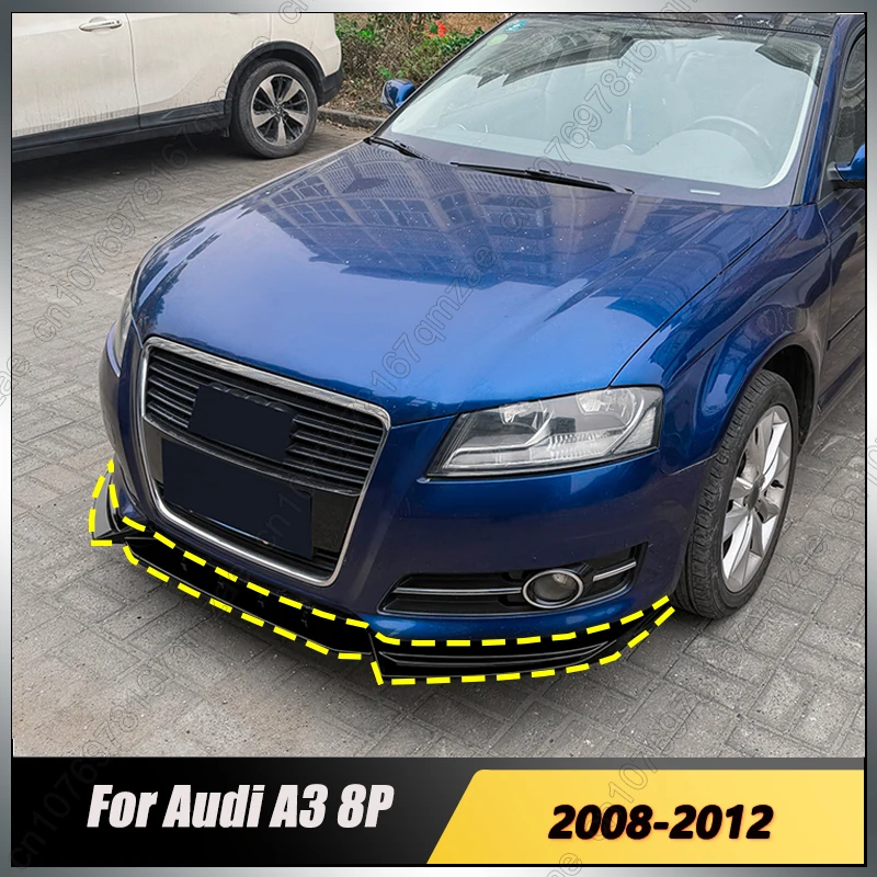 3PCS Car Front Bumper Lip Diffuser Splitter For Audi A3 8P Standard Edition 2008-2012 Collision Avoidance Refit Accessories
3PCS Car Front Bumper Lip Diffuser Splitter For Audi A3 8P Standard Edition 2008-2012 Collision Avoidance Refit Accessories