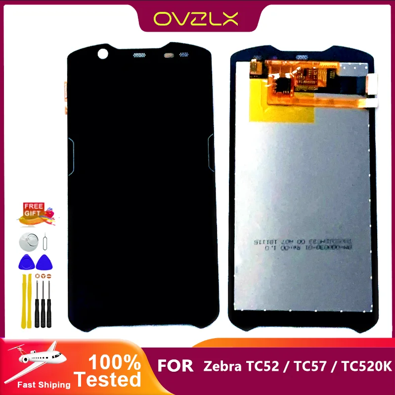 New Touch Screen LCD Display For Zebra TC52 TC520K TC57 TC57HO Complete Display+Touch Screen100%Tested LCD Digitizer Replacement
New Touch Screen LCD Display For Zebra TC52 TC520K TC57 TC57HO Complete Display+Touch Screen100%Tested LCD Digitizer Replacement