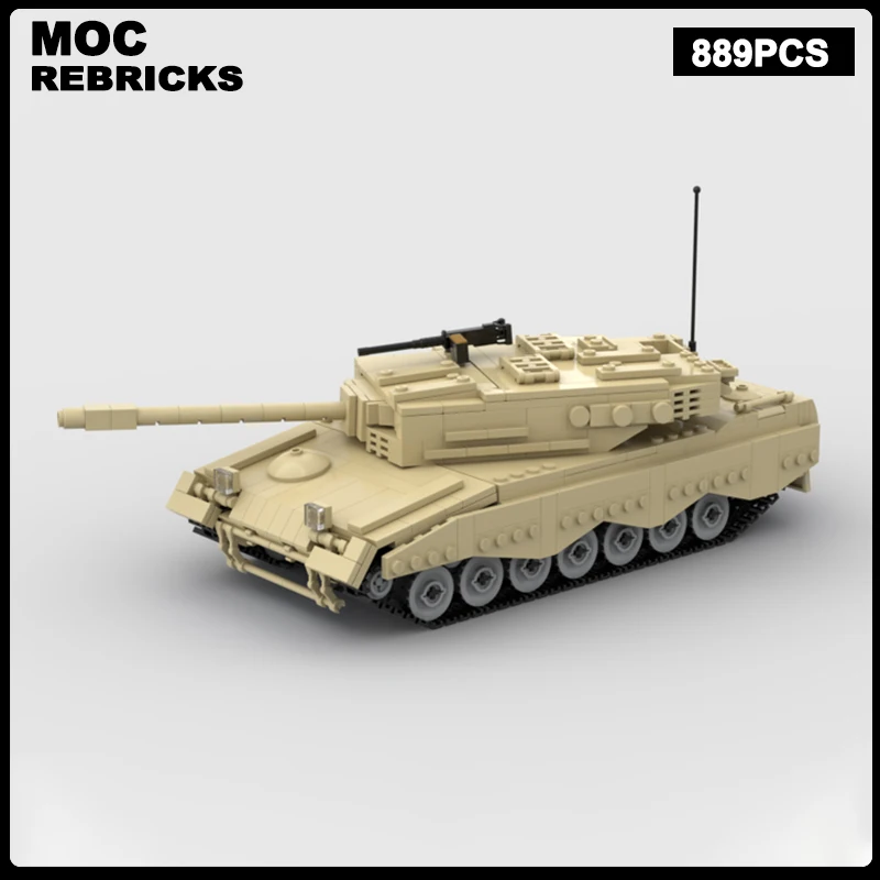 WW2 Немецкая армия Военная серия Леопард A4 MOC Строительный блок Основный боевой танк Модель в сборе Кирпичные игрушки Детские рождественские Gi
WW2 Немецкая армия Военная серия Леопард A4 MOC Строительный блок Основный боевой танк Модель в сборе Кирпичные игрушки Детские рождественские Gi