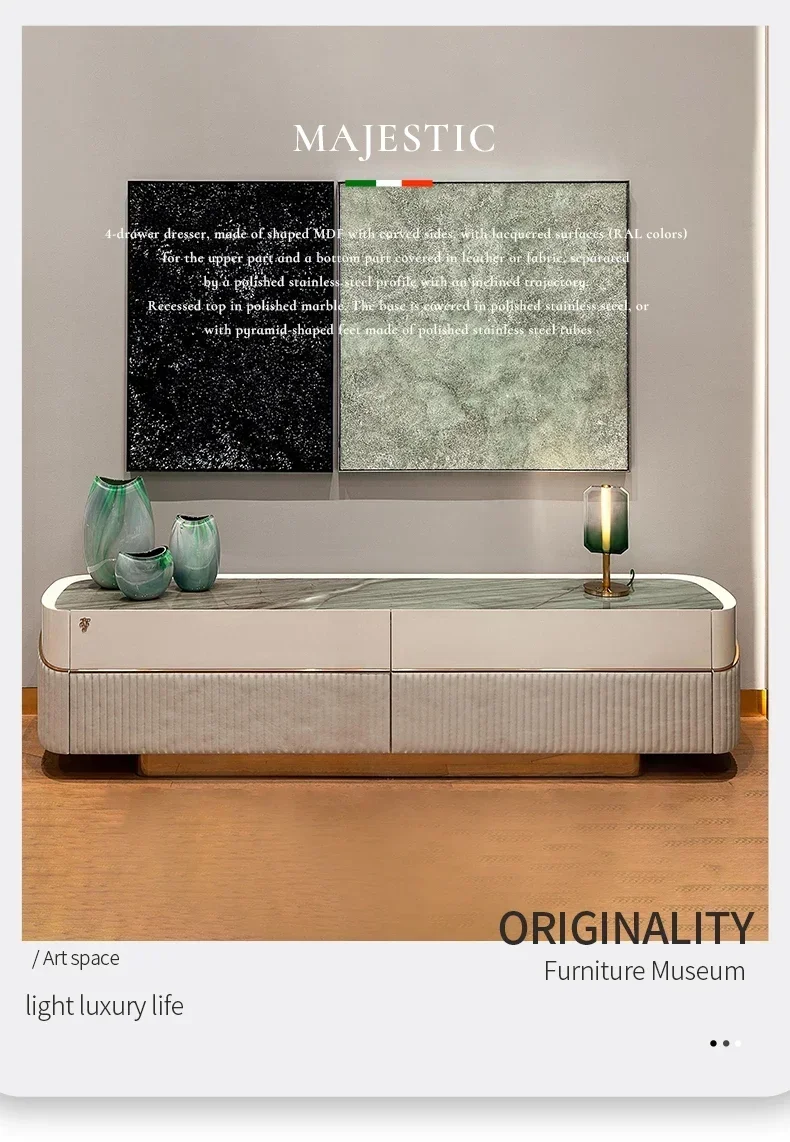 Italian Light Luxury Designer TV Cabinet Modern Minimalist Living Room Home Locker
Italian Light Luxury Designer TV Cabinet Modern Minimalist Living Room Home Locker