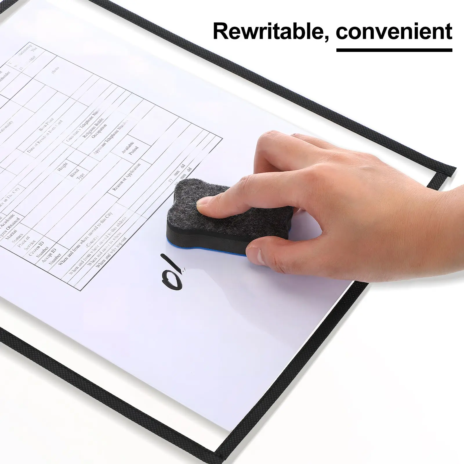 30 Pcs Hanging Ticket Holder Clear PVC Document Pocket Folder Reusable Transparent Office School Wall ganizer Storage
30 Pcs Hanging Ticket Holder Clear PVC Document Pocket Folder Reusable Transparent Office School Wall ganizer Storage