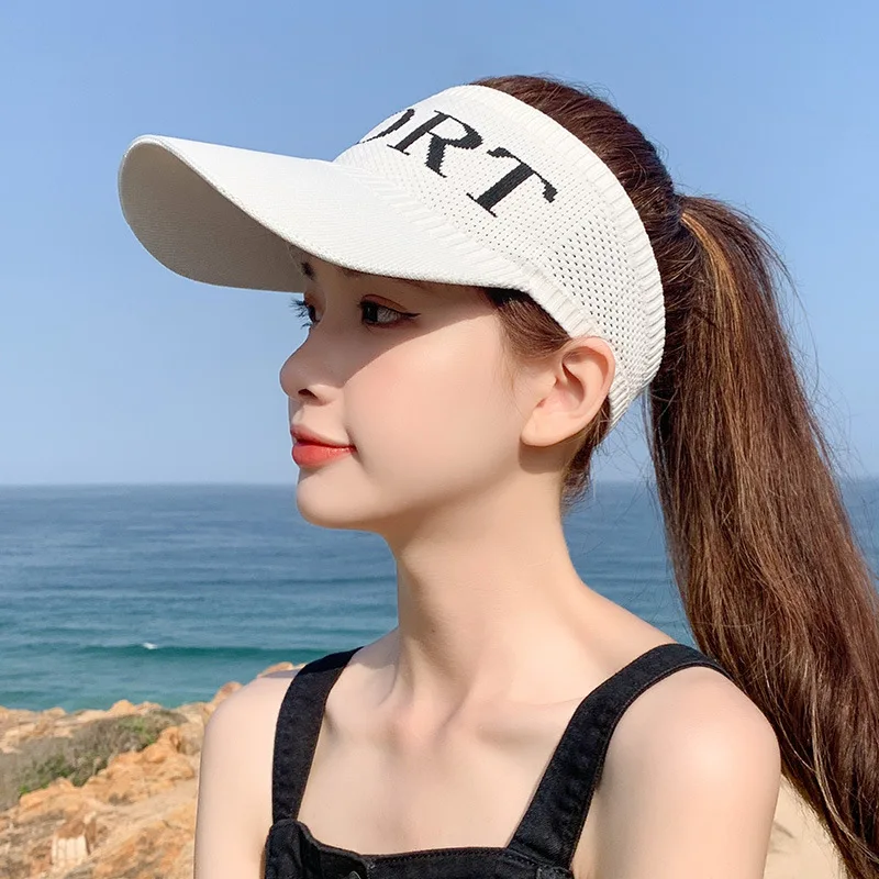 Summer Women's Sun Visor Shopping Cycling UV Protection Baseball Cap Golf Seaside Breathable Tennis Lady Jogging Empty Top Hat
Summer Women's Sun Visor Shopping Cycling UV Protection Baseball Cap Golf Seaside Breathable Tennis Lady Jogging Empty Top Hat