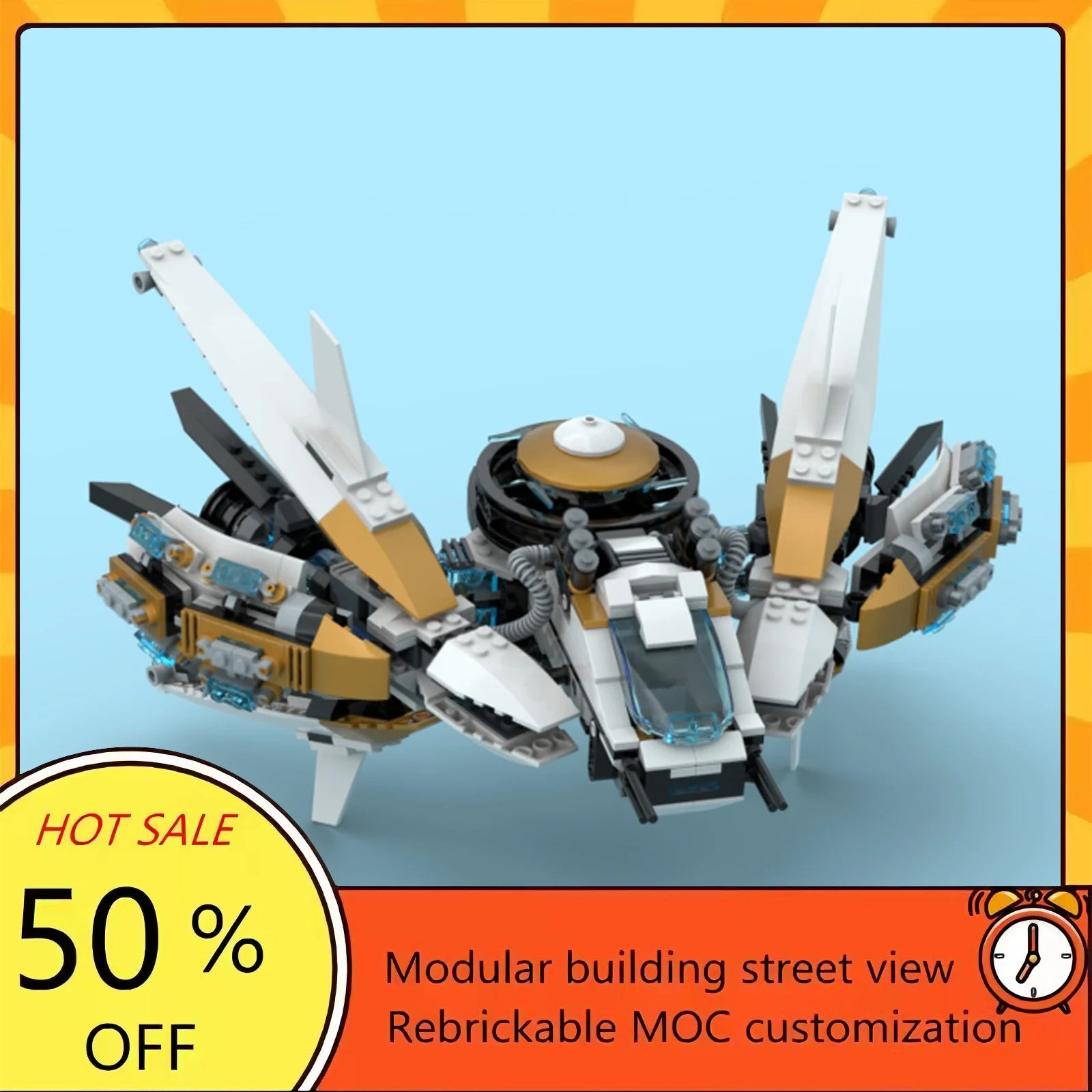 678PCS Popular Space War Movie Model MOC Building Bricks Spaceship Modular Technology Gifts Holiday Assemble Children Toy Suit
678PCS Popular Space War Movie Model MOC Building Bricks Spaceship Modular Technology Gifts Holiday Assemble Children Toy Suit