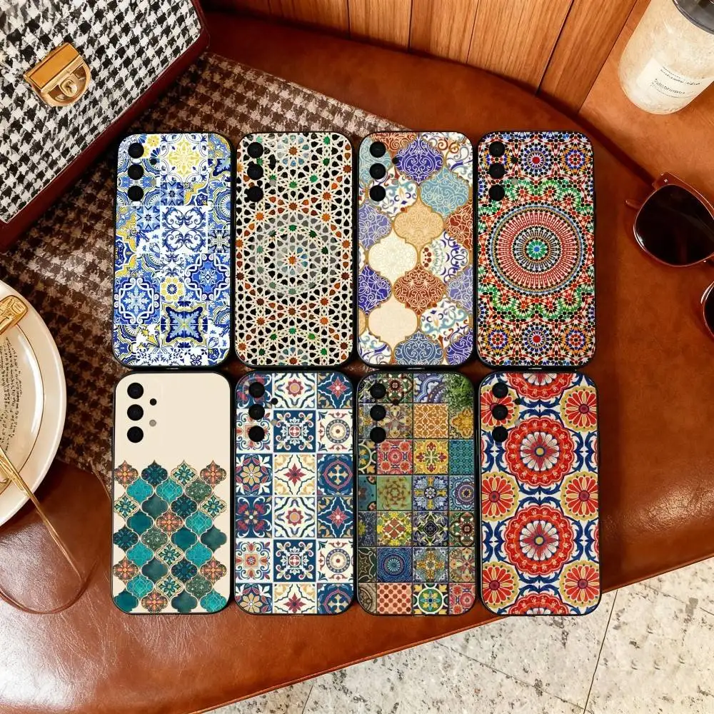 Cool Art Tile Moroccan Phone Case For Samsung Galaxy A73,A72,A71,A70,A53,A52,A51,Soft Silicone Black Cover
Cool Art Tile Moroccan Phone Case For Samsung Galaxy A73,A72,A71,A70,A53,A52,A51,Soft Silicone Black Cover