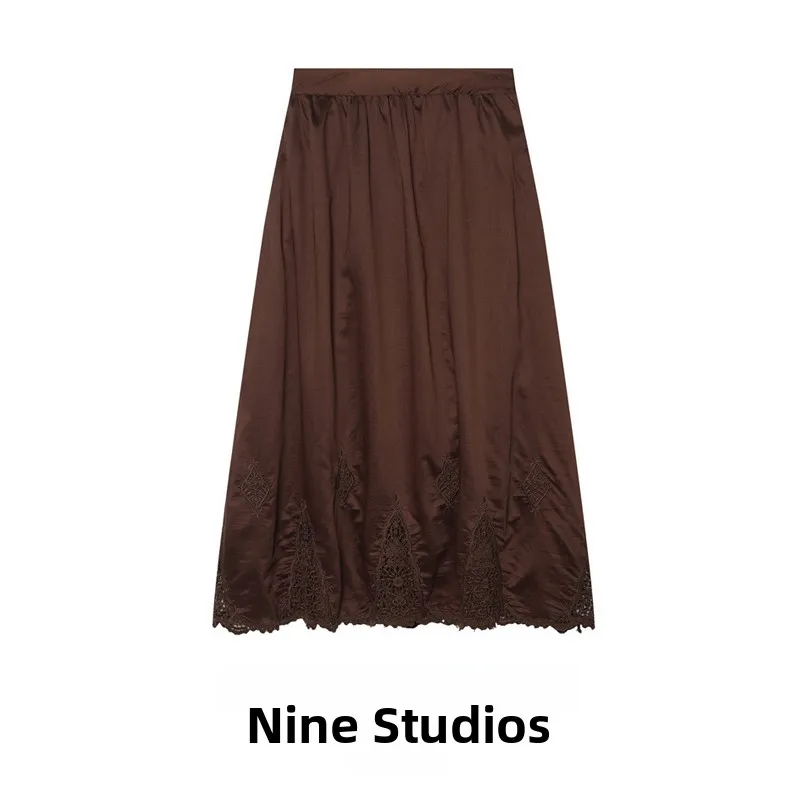 NINE ZAR Women's Embroidered Fluffy High Waist A-Line Skirt Versatile Patchwork Half-length Polyester Summer 2026
NINE ZAR Women's Embroidered Fluffy High Waist A-Line Skirt Versatile Patchwork Half-length Polyester Summer 2026