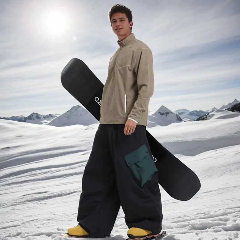 2025 New Skating Men's Snow Pants Work Clothes Loose Single Board Professional Snow Clothes Women's Windproof Breathable Pants
2025 New Skating Men's Snow Pants Work Clothes Loose Single Board Professional Snow Clothes Women's Windproof Breathable Pants