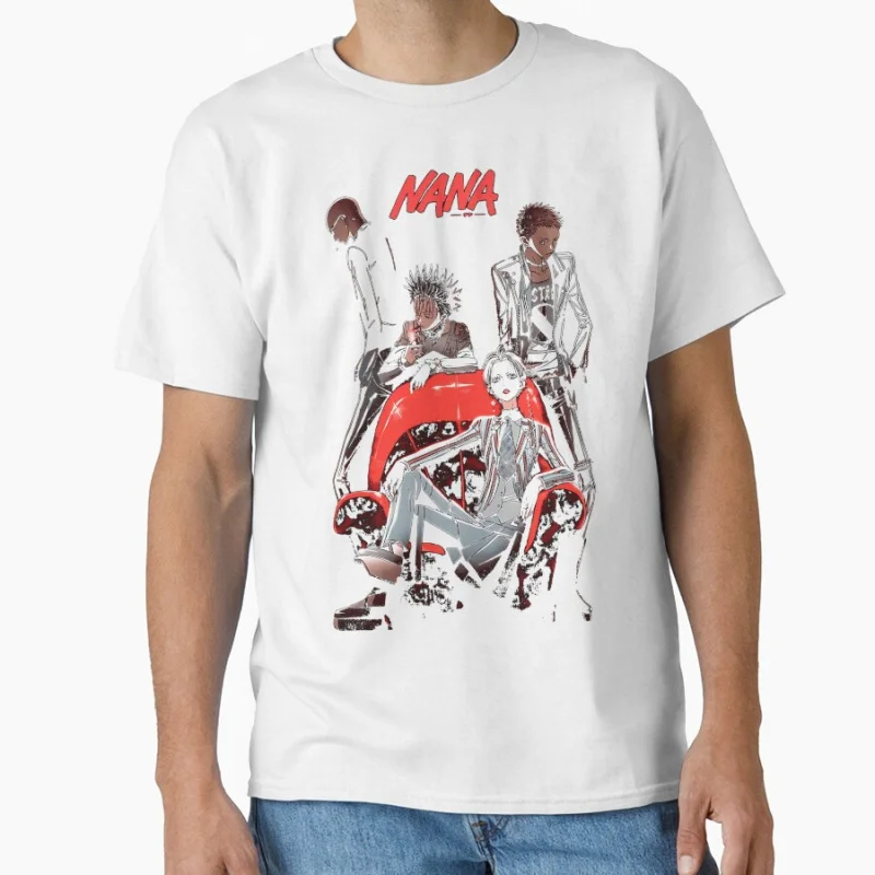 Nana 1027 The Black Stones Punk Band Anime T shirt Large size Tops Manga Graphic Print Y2k Clothes Cartoon Tee
Nana 1027 The Black Stones Punk Band Anime T shirt Large size Tops Manga Graphic Print Y2k Clothes Cartoon Tee