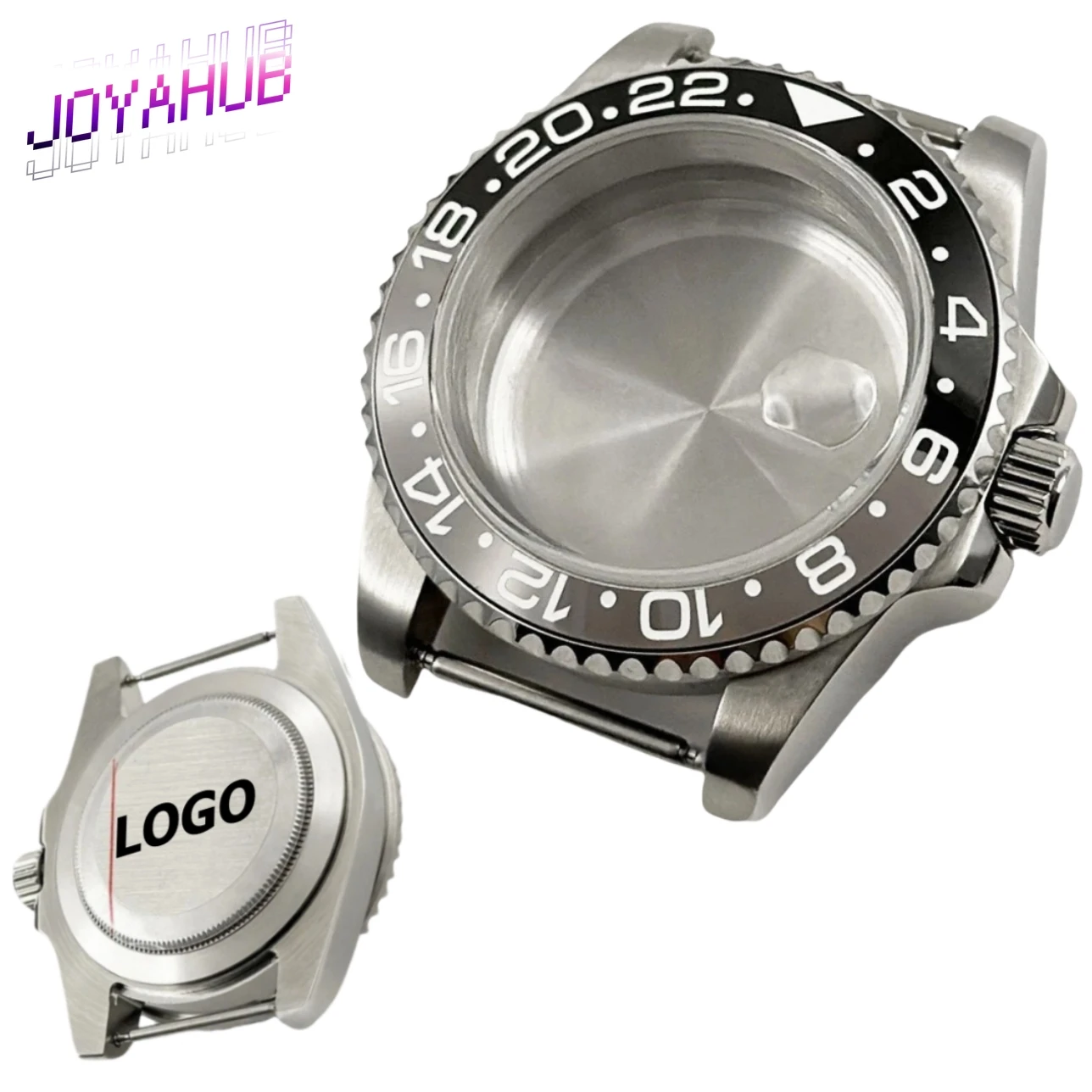 Custom Logo Diver Waterproof Black Gray GMT Steel Case Fit NH34 NH35 NH36 Movement Case Sapphire Glass 40mm Watch Case
Custom Logo Diver Waterproof Black Gray GMT Steel Case Fit NH34 NH35 NH36 Movement Case Sapphire Glass 40mm Watch Case