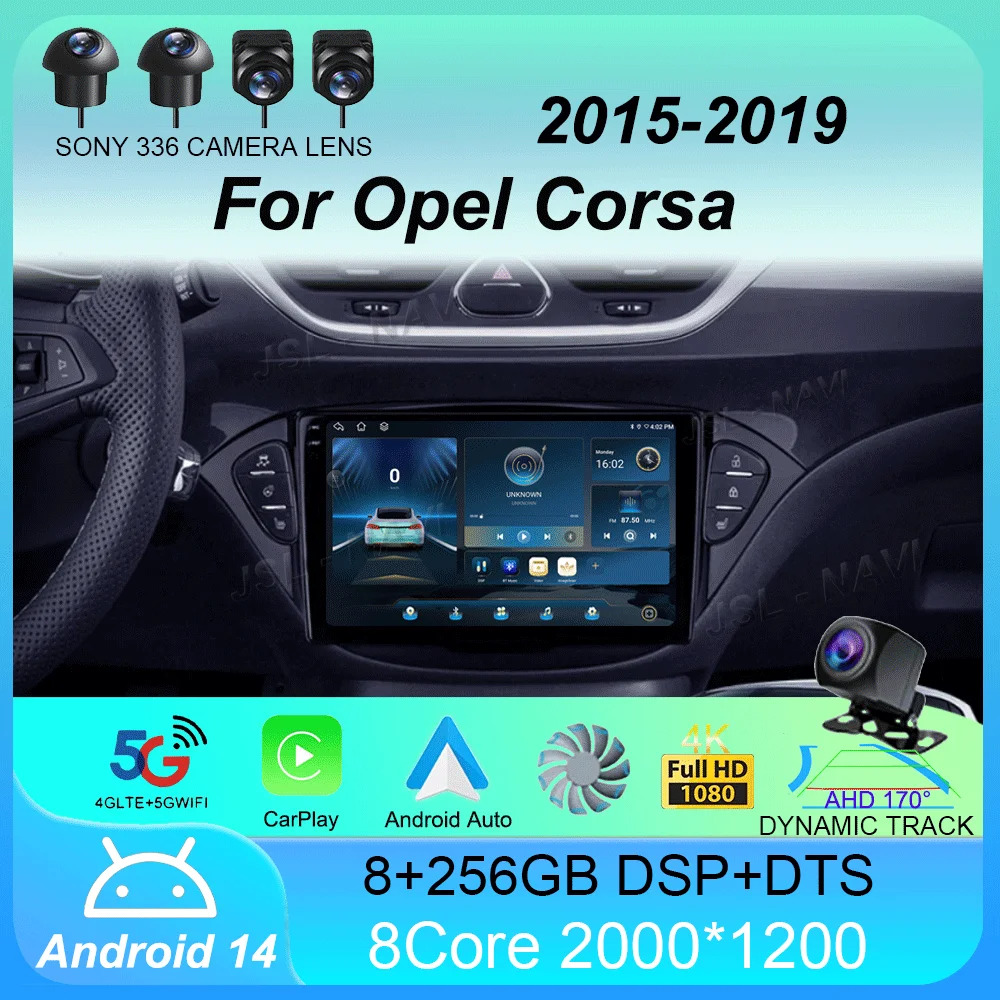 Car Radio Android 14 Carplay For Opel Corsa 2015 - 2019 or Adam 2013 -2016 Navigation GPS Multimedia Player WiFi+4G Stereo video
Car Radio Android 14 Carplay For Opel Corsa 2015 - 2019 or Adam 2013 -2016 Navigation GPS Multimedia Player WiFi+4G Stereo video