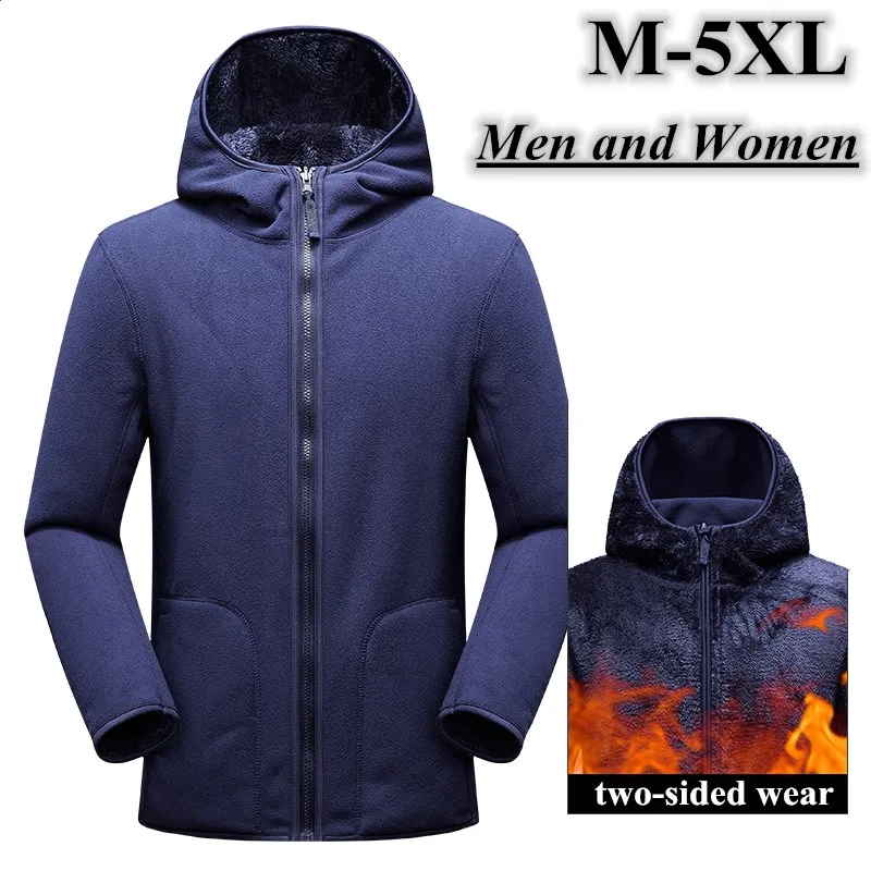 Autumn Winter Outdoor Sports Warm Hooded Fleece Jacket Men Womens 5XL Plus Size Double-sided Thermal Cardigan Fleece Coat Liner
Autumn Winter Outdoor Sports Warm Hooded Fleece Jacket Men Womens 5XL Plus Size Double-sided Thermal Cardigan Fleece Coat Liner