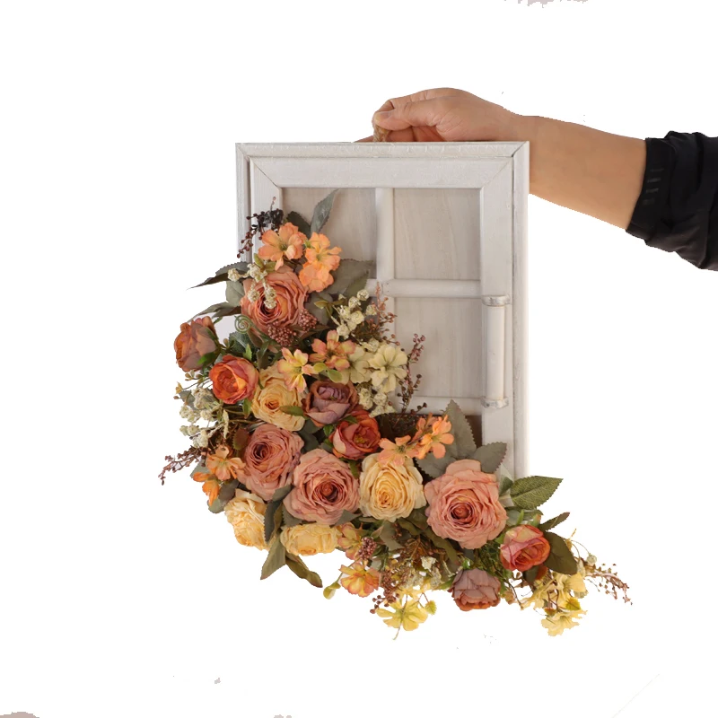Искусственные цветы: ретро-французская роза, креативное настенное украшение, композиция из искусственных цветов, фоторамка, декор для магазина, украшение для стен.
Искусственные цветы: ретро-французская роза, креативное настенное украшение, композиция из искусственных цветов, фоторамка, декор для магазина, украшение для стен.