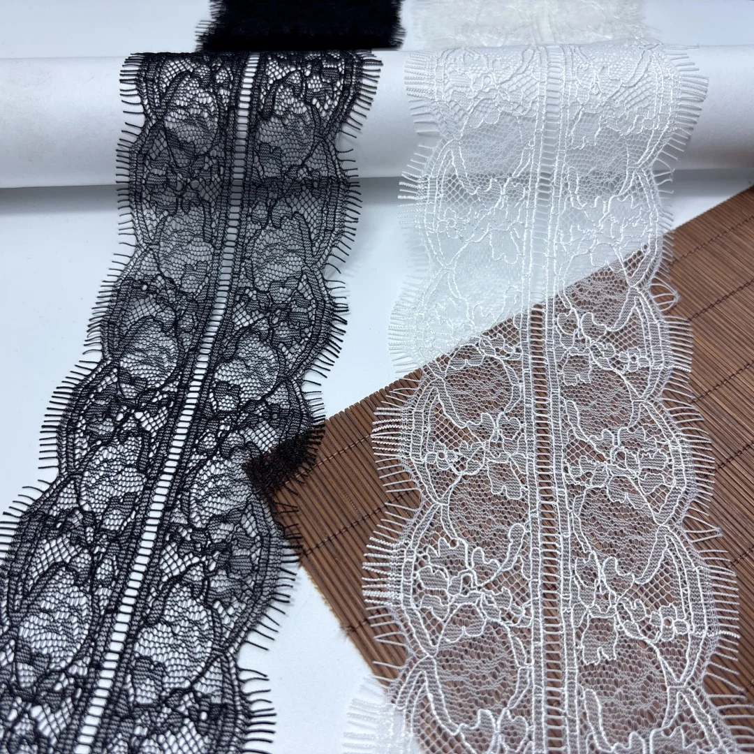 (9M/Lot) Eyelash Lace Trim Black White Chantilly Lace Trimming DIY Lingerie Sewing Accessories Chantilly Lace For Needlework
(9M/Lot) Eyelash Lace Trim Black White Chantilly Lace Trimming DIY Lingerie Sewing Accessories Chantilly Lace For Needlework