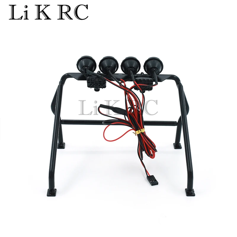 4 LED Lights Metal Roll Cage Bucket for RC4WD 1/10 TF2 Remote Car Accessories Perspective of Super Cool Decoration Lifelike
4 LED Lights Metal Roll Cage Bucket for RC4WD 1/10 TF2 Remote Car Accessories Perspective of Super Cool Decoration Lifelike