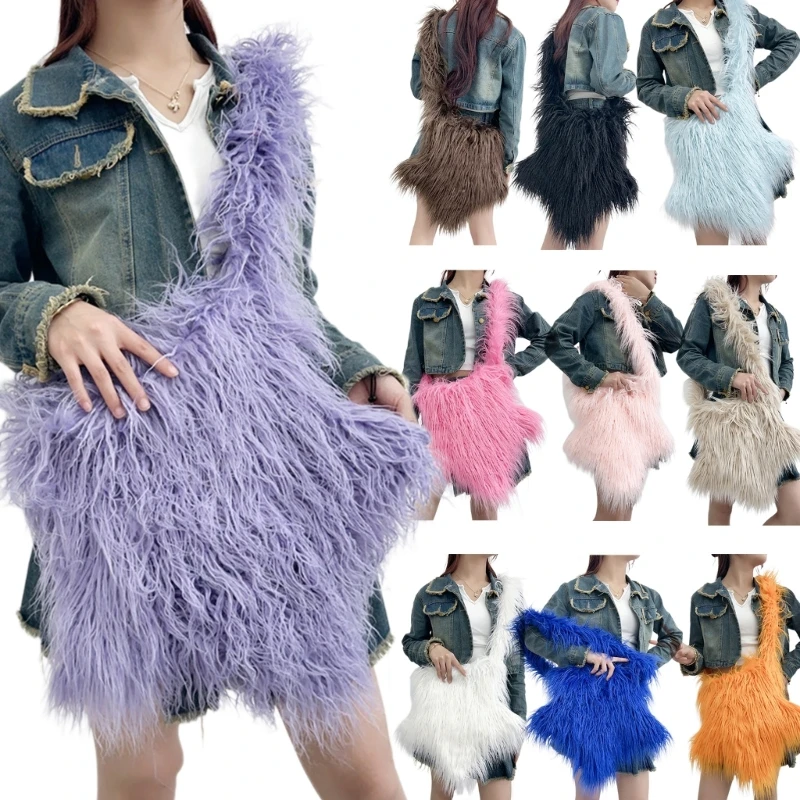 Plush Star Crossbag Furry Shoulder Bag Large Capacity Cute Soft Furry Crossbag Cute Plush Messenger Bag for Women Girl
Plush Star Crossbag Furry Shoulder Bag Large Capacity Cute Soft Furry Crossbag Cute Plush Messenger Bag for Women Girl