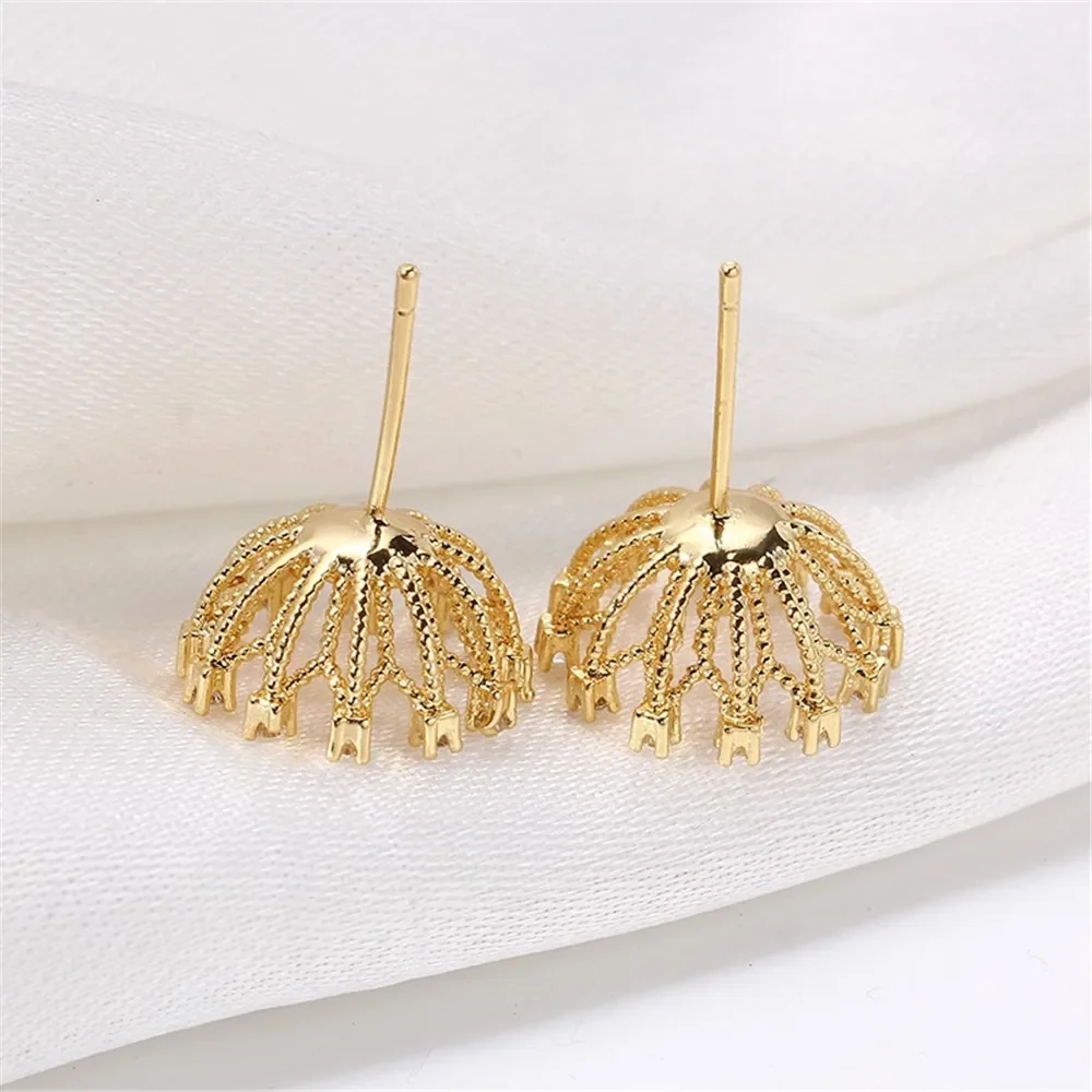Gold Plated Pearl Earring Settings, DIY Jewelry Making Supplies, Blank Ear Stud Bases for Handmade Accessories, 1pair No Pearl
Gold Plated Pearl Earring Settings, DIY Jewelry Making Supplies, Blank Ear Stud Bases for Handmade Accessories, 1pair No Pearl