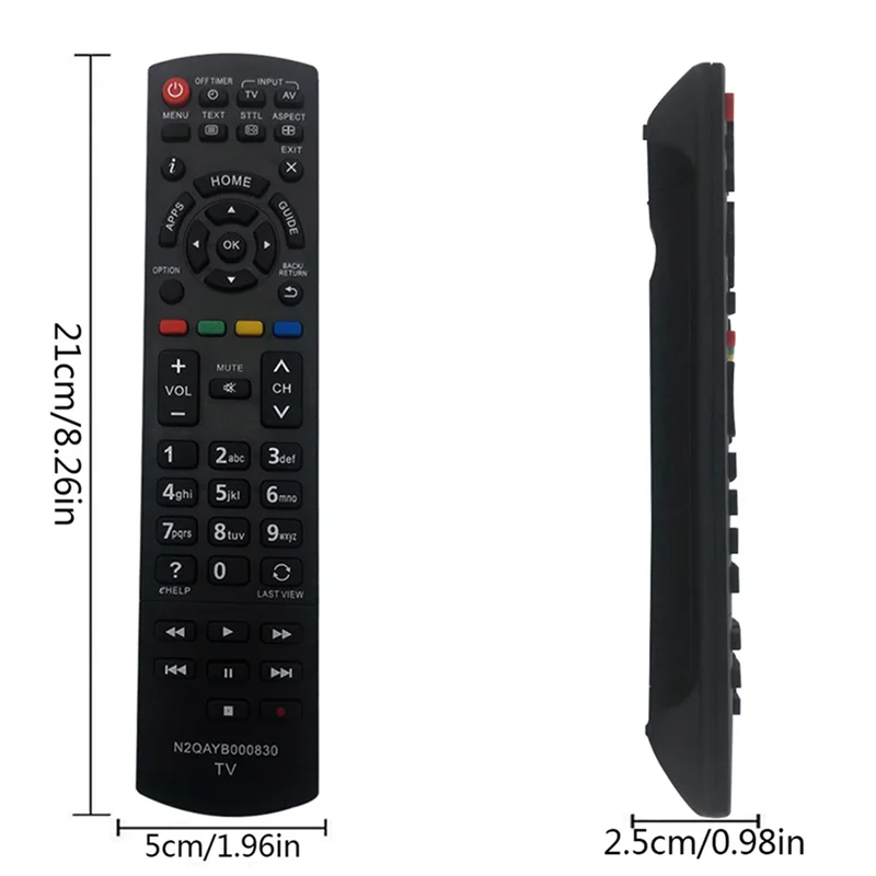 B04B-2X Replacement TV Remote Control Compatible For Panasonic N2QAYB000830 Television
B04B-2X Replacement TV Remote Control Compatible For Panasonic N2QAYB000830 Television