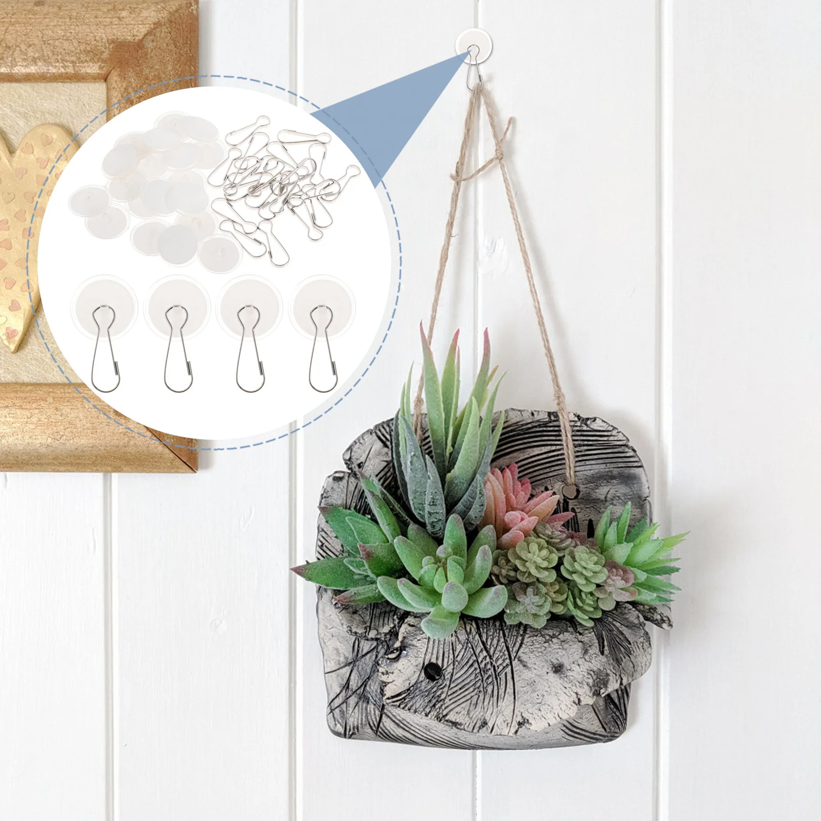 20Pcs No Drill Ceiling Hooks Heavy Duty Transparent Suction Cup for Lantern Bead Curtain Window Decoration Easy Install
20Pcs No Drill Ceiling Hooks Heavy Duty Transparent Suction Cup for Lantern Bead Curtain Window Decoration Easy Install