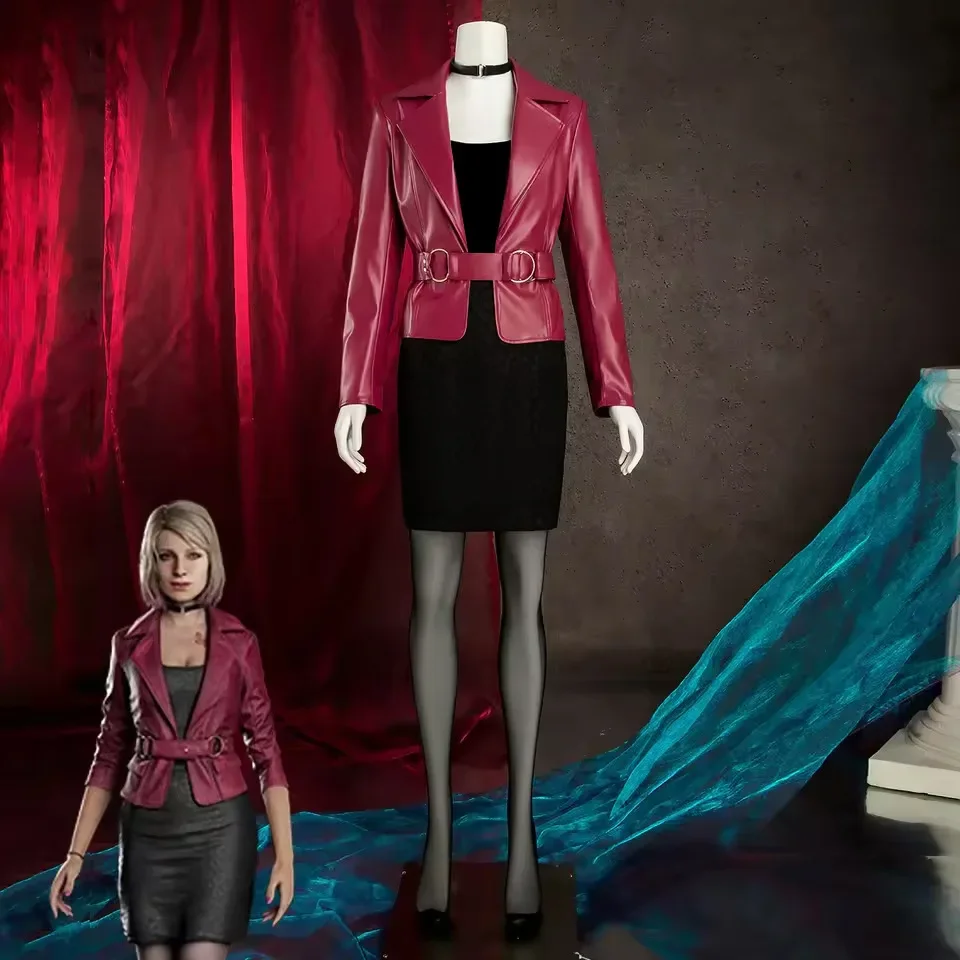 Fantasia Maria Cosplay Costume Silent Cos Hill Remake Disguise for Adult Women Red Jacket Dress Outfits Halloween Carnival Suit
Fantasia Maria Cosplay Costume Silent Cos Hill Remake Disguise for Adult Women Red Jacket Dress Outfits Halloween Carnival Suit