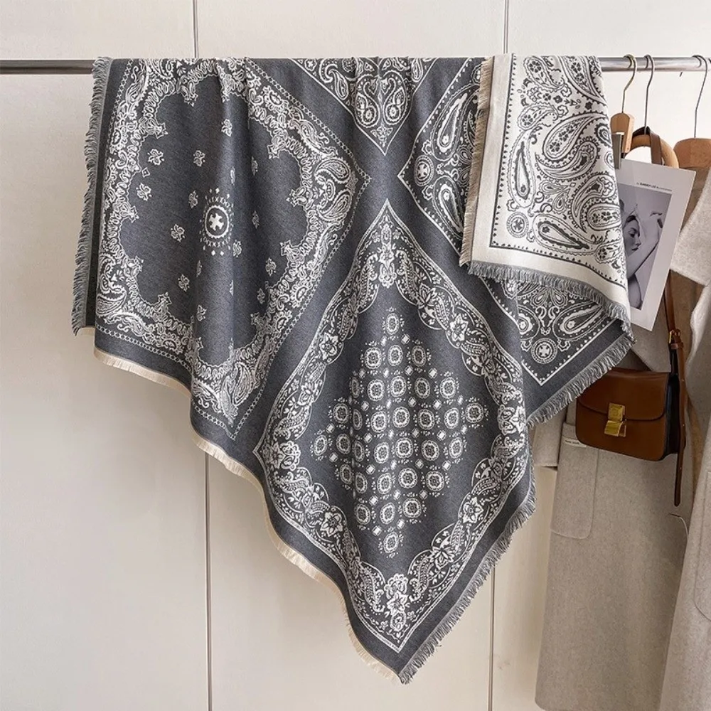 Fashion Imitation Cashmere Winter Scarf Double-sided Square Printed Shawl and Wrap Warmth Soft Female Thick Blanket
Fashion Imitation Cashmere Winter Scarf Double-sided Square Printed Shawl and Wrap Warmth Soft Female Thick Blanket