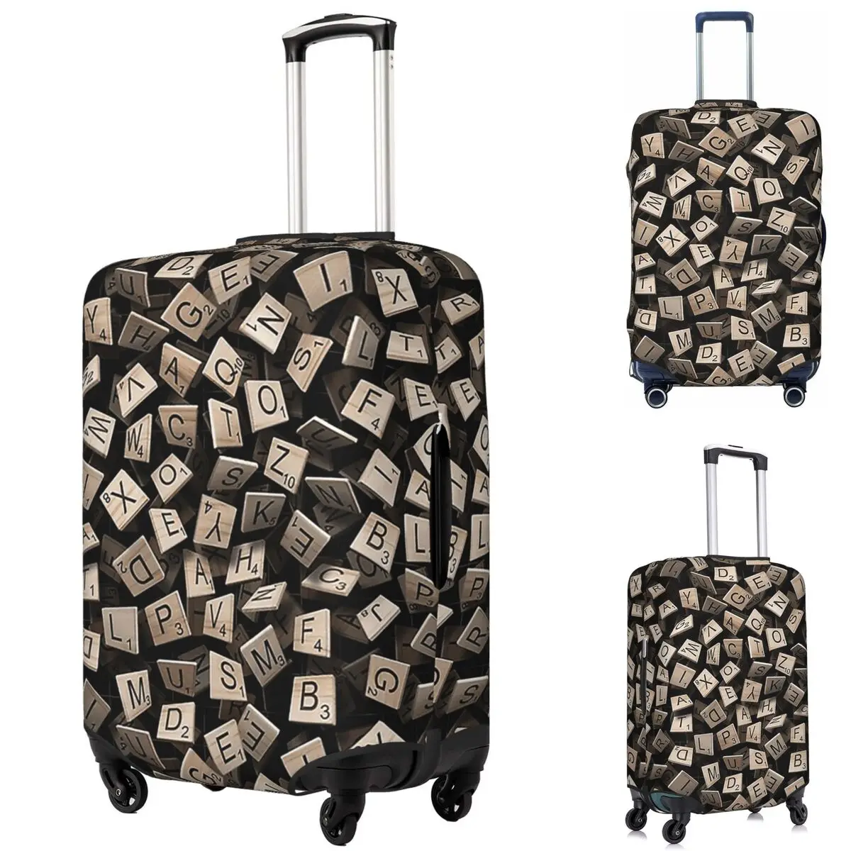 Scrabble Tile Madness Pattern Suitcase Cover Protection Elastic Travel Luggage Protector Covers for 18-32 Inch
Scrabble Tile Madness Pattern Suitcase Cover Protection Elastic Travel Luggage Protector Covers for 18-32 Inch
