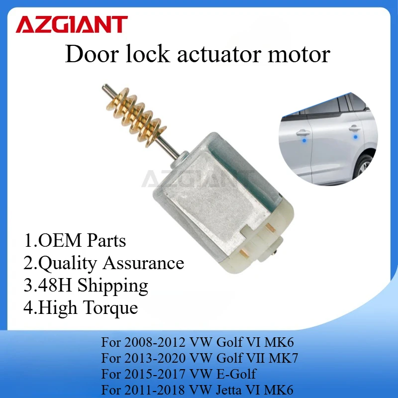 AZGIANT Car door lock actuator motor for VW Golf Ⅵ MK6/VW Golf Ⅶ MK7/VW E-Golf/VW Jetta Ⅵ MK6/VW Touran 5T1 AD1 AX1 new parts
AZGIANT Car door lock actuator motor for VW Golf Ⅵ MK6/VW Golf Ⅶ MK7/VW E-Golf/VW Jetta Ⅵ MK6/VW Touran 5T1 AD1 AX1 new parts