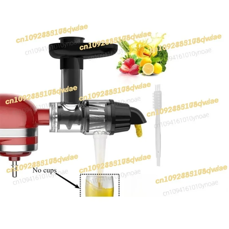 For all KitchenAid Stand Mixe Slicer Masticating Juicer Attachment Slow Juicer Attachment with Silicone Tube and Cleaning Brush
For all KitchenAid Stand Mixe Slicer Masticating Juicer Attachment Slow Juicer Attachment with Silicone Tube and Cleaning Brush