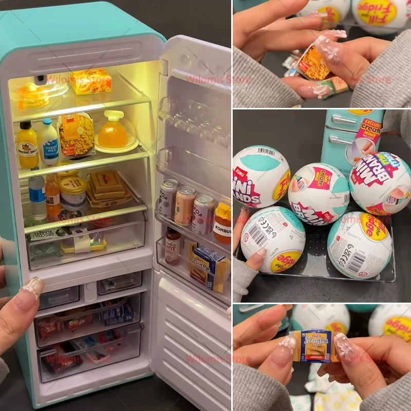 Original ZURU Surprise Ball Set - Mini Fridge + 2 Mystery Balls Filling Refrigerator Series Super Mini Snacks Toys Miniature Toy
Original ZURU Surprise Ball Set - Mini Fridge + 2 Mystery Balls Filling Refrigerator Series Super Mini Snacks Toys Miniature Toy