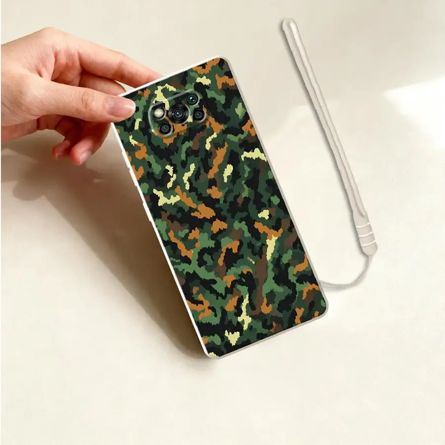 Classic Camouflage Soft Funda Back Phone Cover Case for Xiaomi Poco F5 F3 X4 X3 Pro F4 C71 X3 NFC C85
Classic Camouflage Soft Funda Back Phone Cover Case for Xiaomi Poco F5 F3 X4 X3 Pro F4 C71 X3 NFC C85