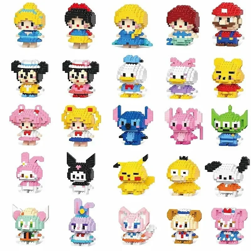 Stitch LinaBell StellaLou Building Blocks Cartoon Character Assembled Model building block Dolls Toys Children Gifts
Stitch LinaBell StellaLou Building Blocks Cartoon Character Assembled Model building block Dolls Toys Children Gifts