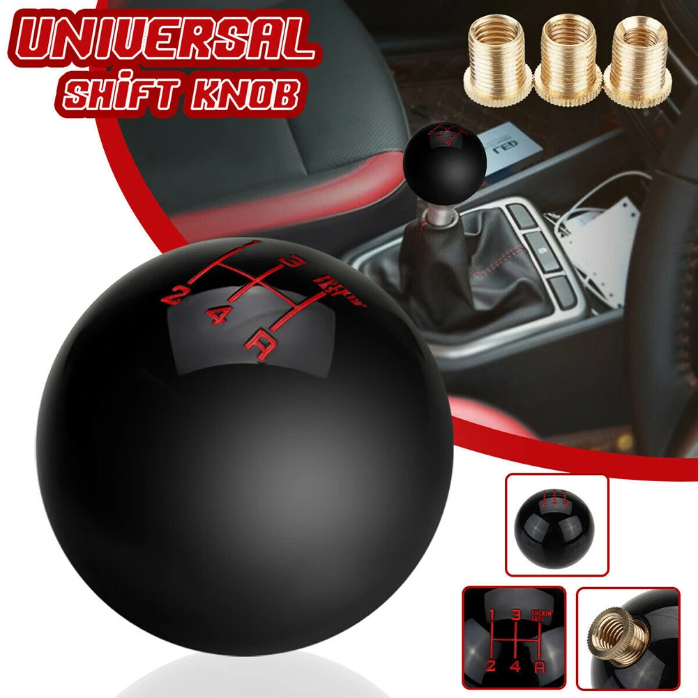 Driving Shift Knob 3 Thread Adapters Black Diameter: 53.5mm Gear:5Speed Red Condition: 100% Brand New New Practical
Driving Shift Knob 3 Thread Adapters Black Diameter: 53.5mm Gear:5Speed Red Condition: 100% Brand New New Practical