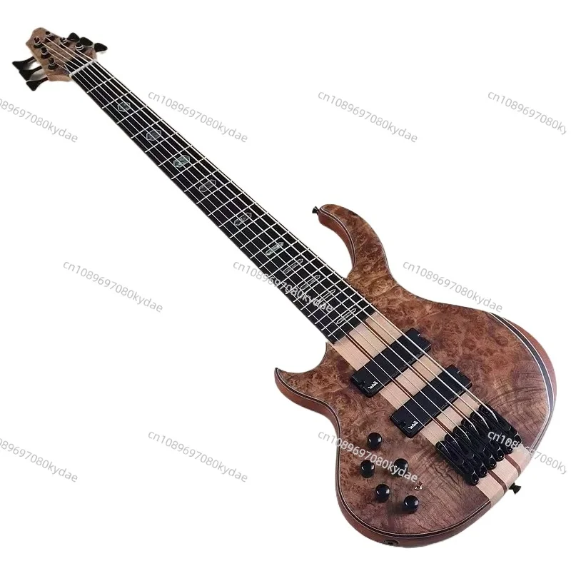43-Inch 7 and 6-String Active Electric Bass Guitar with Matte Finished Teak Veneer
43-Inch 7 and 6-String Active Electric Bass Guitar with Matte Finished Teak Veneer