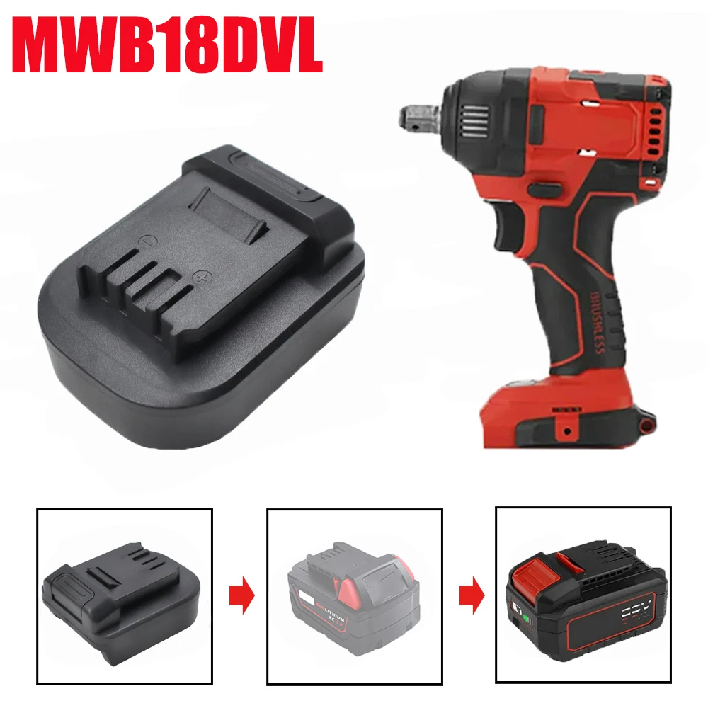 MWB18DVL Battery Adapter Converter for Milwaukee 18V Lithium Batteries Converting To for Devon 20V Battery Cordless Power Tools
MWB18DVL Battery Adapter Converter for Milwaukee 18V Lithium Batteries Converting To for Devon 20V Battery Cordless Power Tools