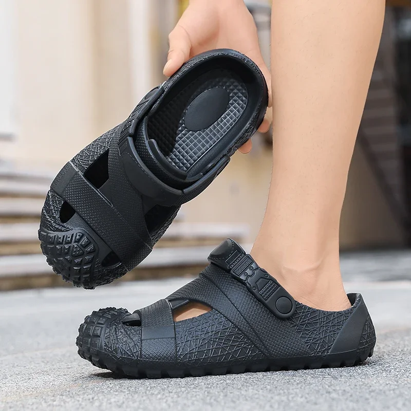 Summer Outdoor Thick Sole Couple Closed Toe EVA Slides Flat Casual Beach Slippers
Summer Outdoor Thick Sole Couple Closed Toe EVA Slides Flat Casual Beach Slippers
