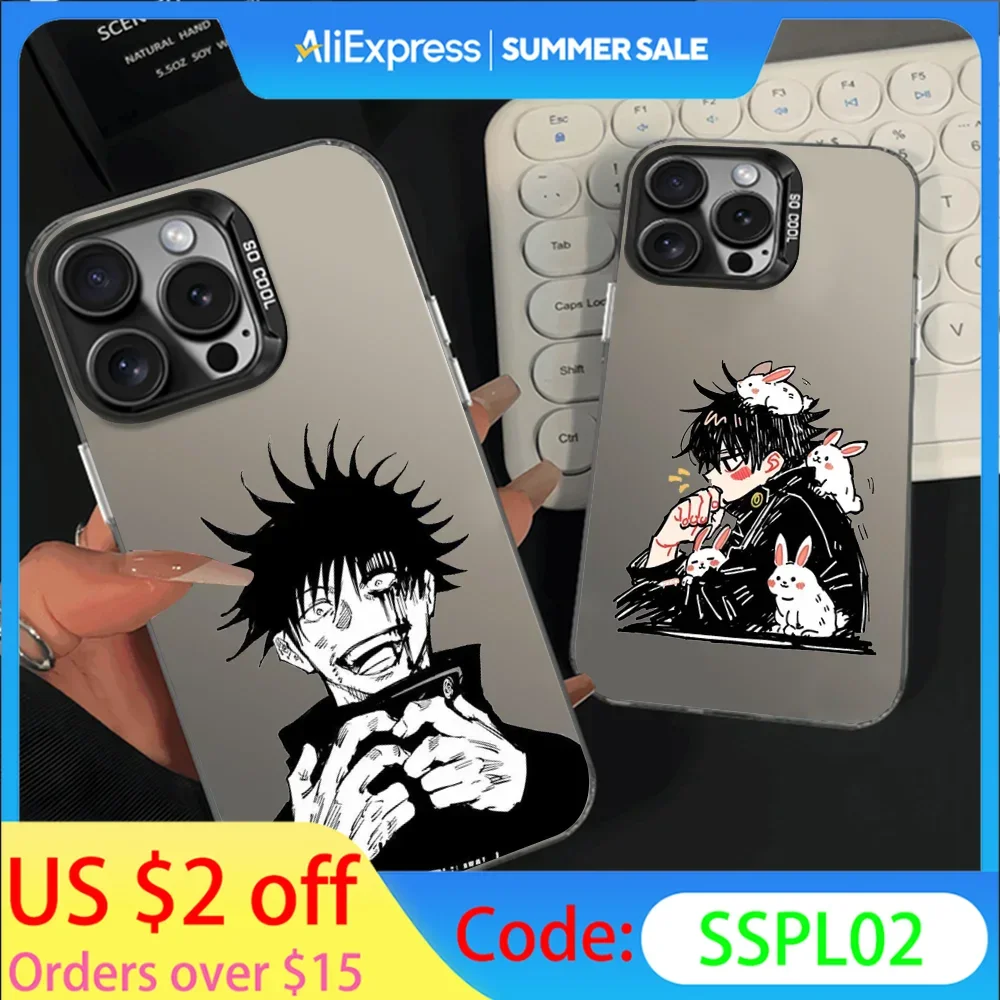 Megumi Fushiguro Jujutsu Phone Case For iPhone 16,15,14,13,12,11,Pro,Max,Plus,Mini,XS,SE Anti Fall Black Matte Hard Bumper
Megumi Fushiguro Jujutsu Phone Case For iPhone 16,15,14,13,12,11,Pro,Max,Plus,Mini,XS,SE Anti Fall Black Matte Hard Bumper