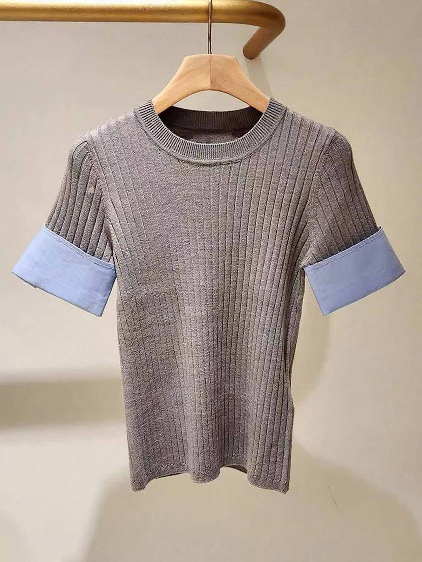 Slim Fit Knitwear T-irt Women's Faion Casual Versatile ort Sve round Ne Pullover Top Commute Sle Autumn 2025
Slim Fit Knitwear T-irt Women's Faion Casual Versatile ort Sve round Ne Pullover Top Commute Sle Autumn 2025