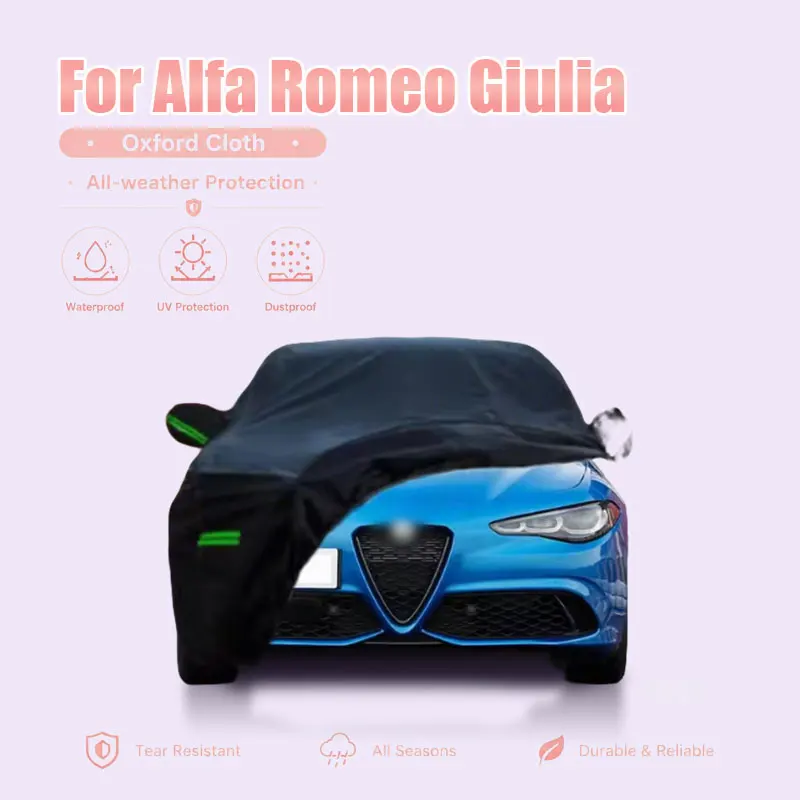 For Alfa Romeo Giulia All Weather Full Car Cover - Waterproof Snow Proof Sun Shade Dustproof Heavy Duty Outdoor Protection
For Alfa Romeo Giulia All Weather Full Car Cover - Waterproof Snow Proof Sun Shade Dustproof Heavy Duty Outdoor Protection
