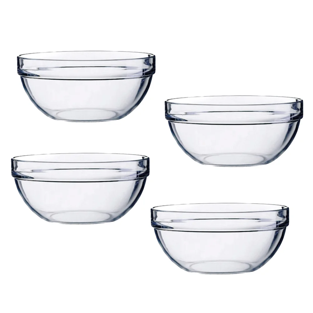 4 Pcs Salad Container for Lunch Bowl Transparent Round Counter Fruit and Vegetable Storage
4 Pcs Salad Container for Lunch Bowl Transparent Round Counter Fruit and Vegetable Storage