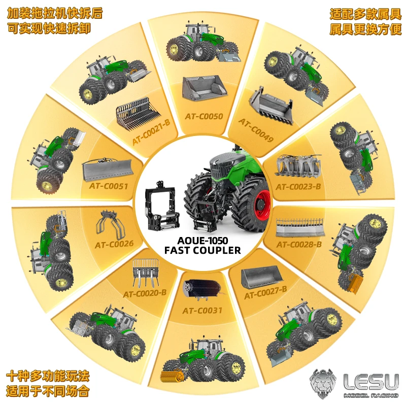 1050 LESU Fast Coupler Spare Parts 1/14 for LESU AOUE 1050 RC Tractor Multifunctional RC Trucks RC Accessories Toys Model
1050 LESU Fast Coupler Spare Parts 1/14 for LESU AOUE 1050 RC Tractor Multifunctional RC Trucks RC Accessories Toys Model