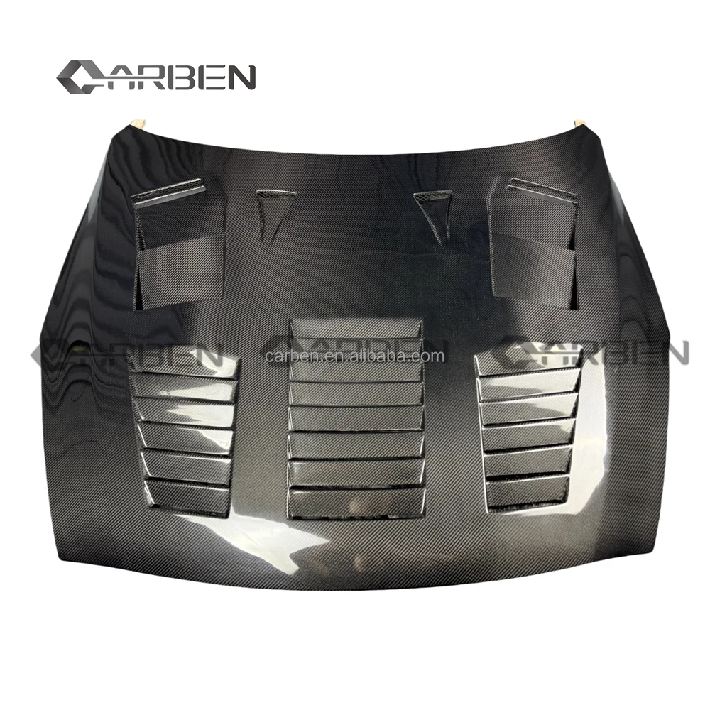 Carbon Fiber Engine Hood with Real Vents for GTR-R35 Car Front Hood, Suitable for 2009-2016 Models
Carbon Fiber Engine Hood with Real Vents for GTR-R35 Car Front Hood, Suitable for 2009-2016 Models