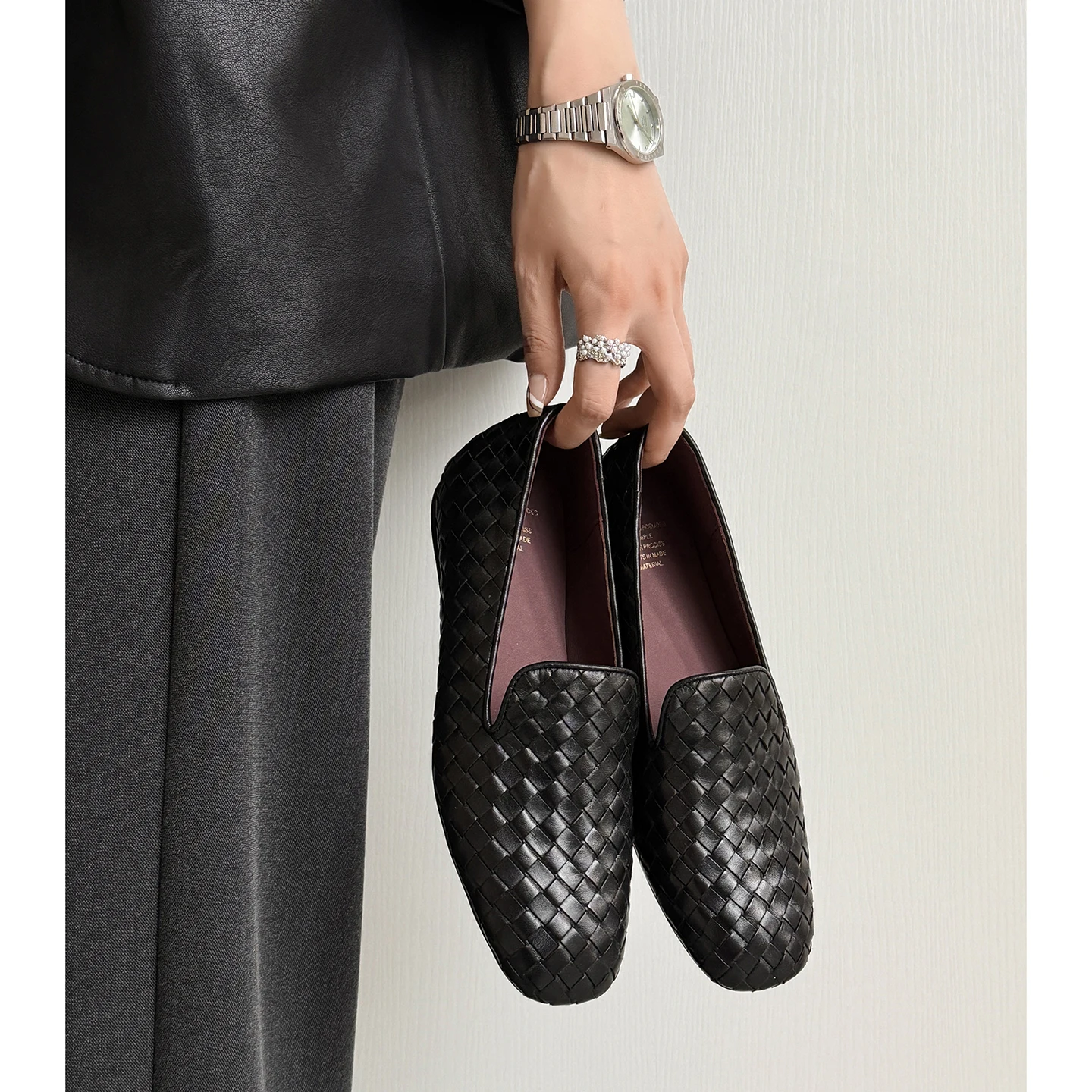 Fashion Weave women's Shoes Genuine Leather women's loafers Comfortable pumps and heels casual shoes Large Size 34-41
Fashion Weave women's Shoes Genuine Leather women's loafers Comfortable pumps and heels casual shoes Large Size 34-41