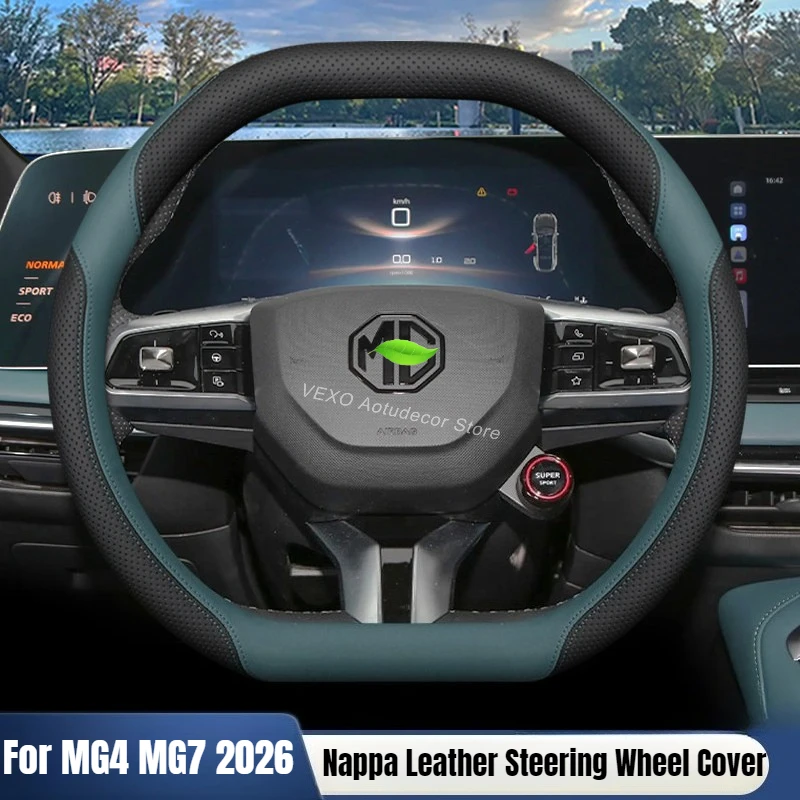 Nappa Leather Car Steering Wheel Cover For MG ALL NEW MG7 MG 4 MG4 MG ZS Hybrid EV 2026 Decor Car Styling Interior Accessories
Nappa Leather Car Steering Wheel Cover For MG ALL NEW MG7 MG 4 MG4 MG ZS Hybrid EV 2026 Decor Car Styling Interior Accessories
