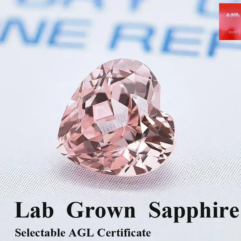 Лидер продаж-Morgan Pink Lab Grown Sapphire Heart CutVVS1 Подвески Драгоценный камень для DIY Материалы для изготовления ювелирных изделий на выбор AGLCertificat
Лидер продаж-Morgan Pink Lab Grown Sapphire Heart CutVVS1 Подвески Драгоценный камень для DIY Материалы для изготовления ювелирных изделий на выбор AGLCertificat