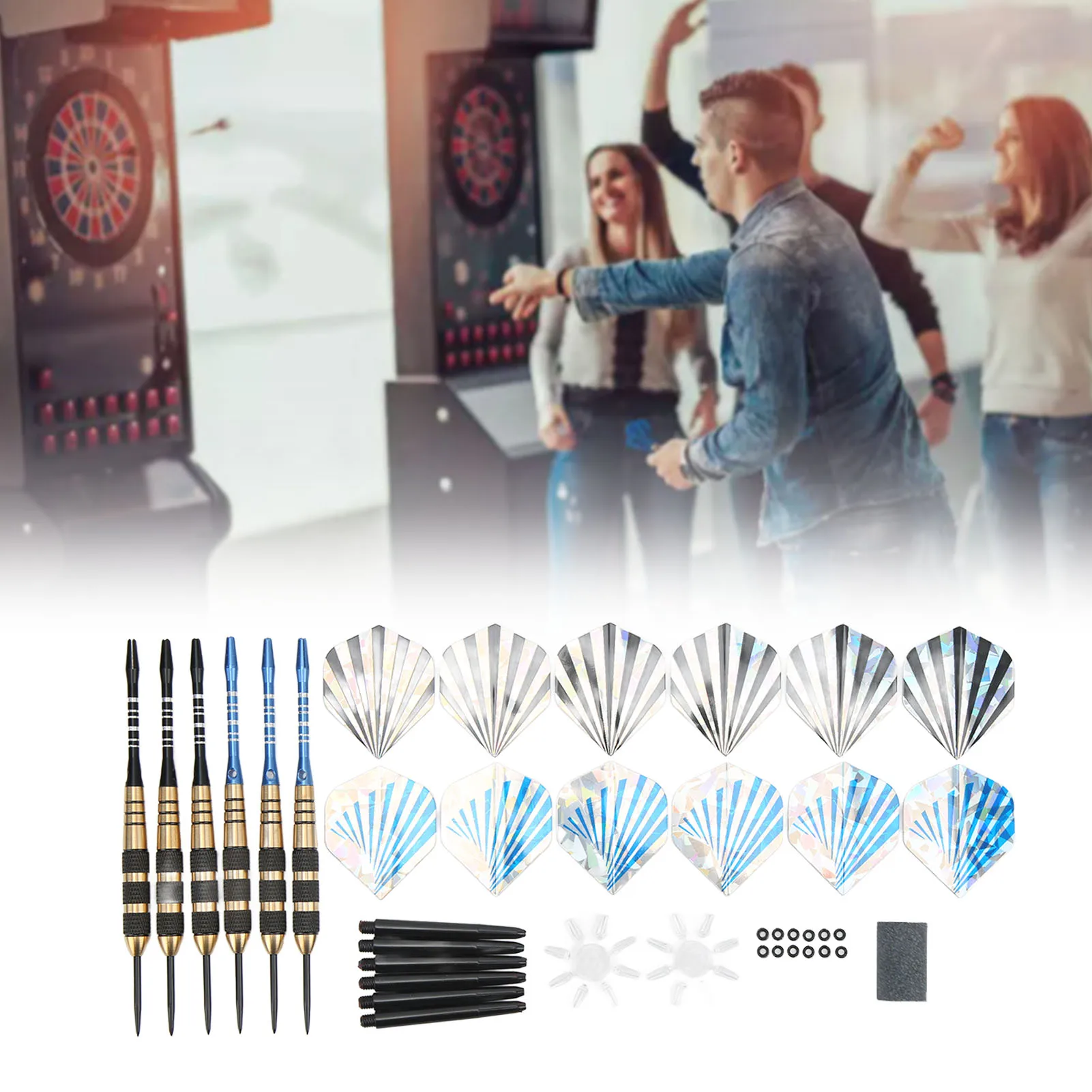 Darts Professional Exquisite Stainless Steel Tip Darts Set with Storage for Beginners Professional Players Safety Set
Darts Professional Exquisite Stainless Steel Tip Darts Set with Storage for Beginners Professional Players Safety Set