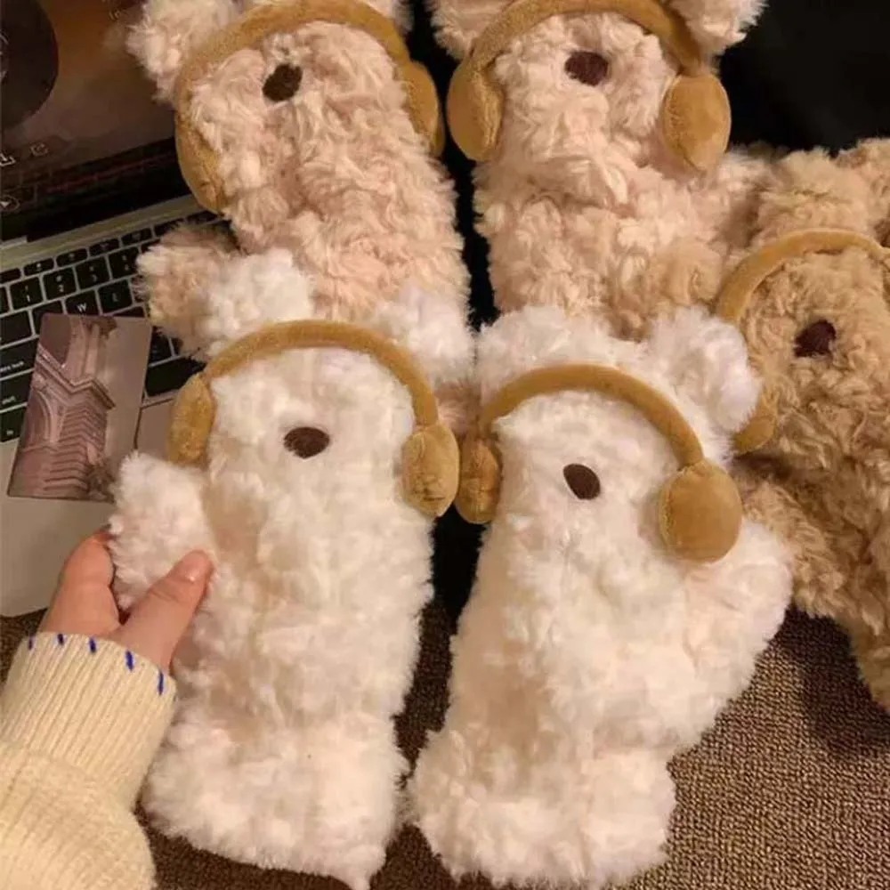 Креативные перчатки-мишки с откидным верхом из акриловых волокон, утолщенные, зимние, плюшевые, ветрозащитные, теплые, морозостойкие, для улицы
Креативные перчатки-мишки с откидным верхом из акриловых волокон, утолщенные, зимние, плюшевые, ветрозащитные, теплые, морозостойкие, для улицы