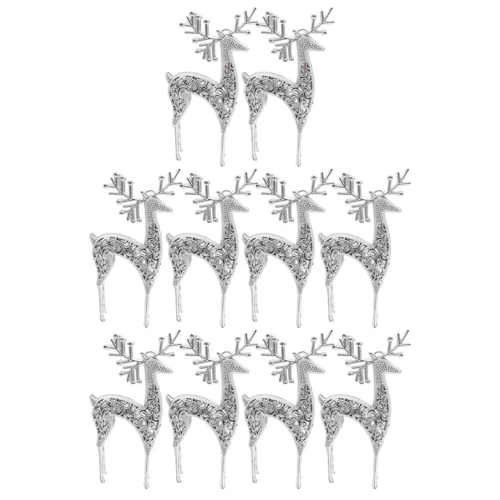 10Pcs Christmas Elk Pendant Unique Holiday Decoration Xmas Tree Ornaments Home Party Decor Christmas Tree Hanging Figurines
10Pcs Christmas Elk Pendant Unique Holiday Decoration Xmas Tree Ornaments Home Party Decor Christmas Tree Hanging Figurines