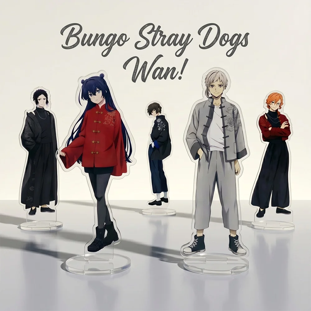 Bungo Stray Dogs Wan! 15CM Acrylic Stand keychain Anime Stand Osamu Dazai Chuuya Nakahara Cheongsam Style Desk Decor
Bungo Stray Dogs Wan! 15CM Acrylic Stand keychain Anime Stand Osamu Dazai Chuuya Nakahara Cheongsam Style Desk Decor