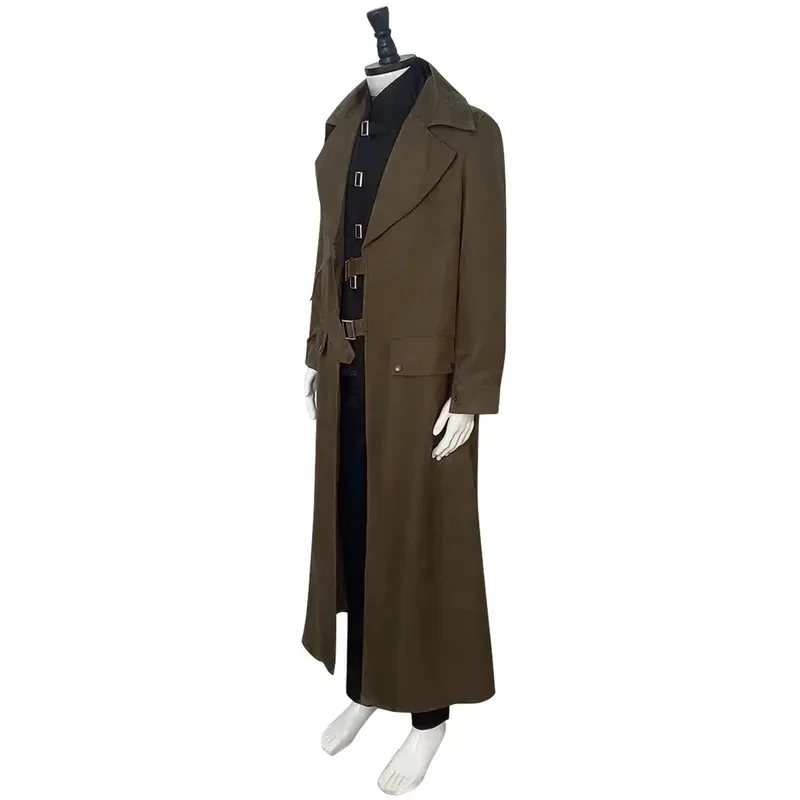 Halloween Costumes Cosplay ★ Alastor Moody Mad-Eye Brow Trench Coat Black Vest Pant Fancy role Play Suit set ☆New
Halloween Costumes Cosplay ★ Alastor Moody Mad-Eye Brow Trench Coat Black Vest Pant Fancy role Play Suit set ☆New