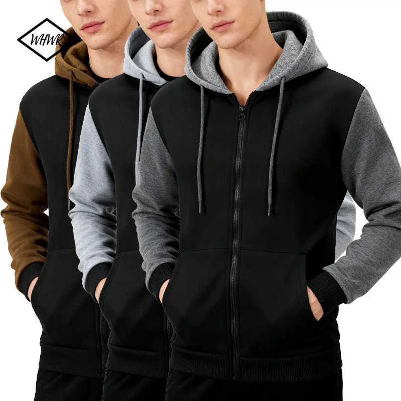 Зима-Осень, мужская повседневная куртка с цветными блоками, куртки с капюшоном на молнии, спортивный костюм, мужские уличные ветрозащитные теплые куртки, пальто
Зима-Осень, мужская повседневная куртка с цветными блоками, куртки с капюшоном на молнии, спортивный костюм, мужские уличные ветрозащитные теплые куртки, пальто